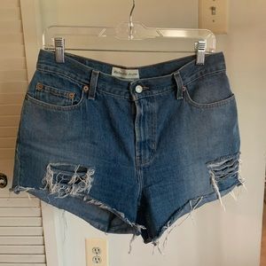 High waist denim shorts Sz 10